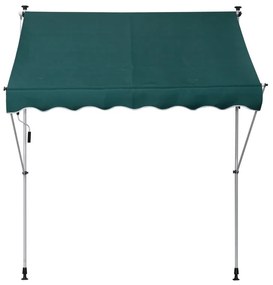 Toldo Portátil Ajustável com Manivela - 200x150cm - Verde