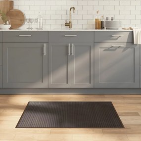 vidaXL Tapete retangular 70x100 cm bambu castanho-escuro