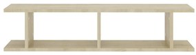 Estantes de parede 2 pcs 90x18x20 cm contrapl. carvalho sonoma