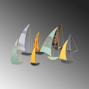 Acessório Decorativo de Parede Yavuz – Multicolor – 111 x 70 x 8 cm