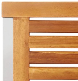 Conjunto de Jantar de Jardim vidaXL 3 Peças Madeira Sólida de Acácia