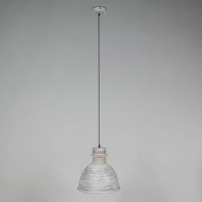 Conjunto de 3 lâmpadas rurais suspensas cinza - Dory Moderno