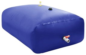 Depósito de água dobrável com torneira 3000 L PVC