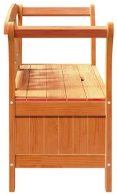 Banco de Armazenamento Para Jardim Acácia 119x76x44 cm Madeira Sólida