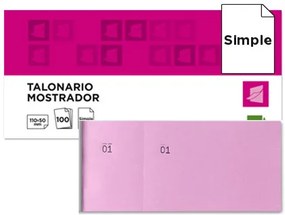 Bloco de Talões 6/4 Rosa