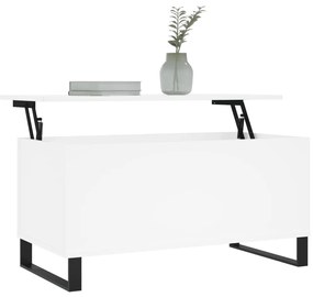 Mesa de centro 90x44,5x45 cm derivados de madeira branco