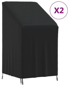 vidaXL Capas para cadeira de jardim 2 pcs 70x70x85/125 cm oxford 420D