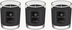 Conjunto de velas de viagem Obsidian Vetiver & Cedarwood