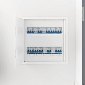 vidaXL Painéis de Acesso Branco 40 x 40 cm Plástico ABS