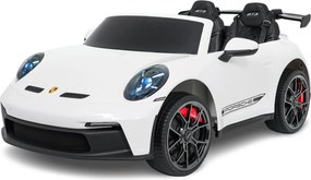 Carro elétrico para Crianças Porsche 911 GT3 STRONG MP4 24V, Rodas EVA, Branco
