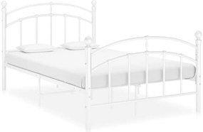 Estrutura de cama 120x200 cm metal branco