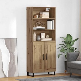 vidaXL Buffê Carvalho Artesanal 69,5 x 34 x 180 cm Madeira processada