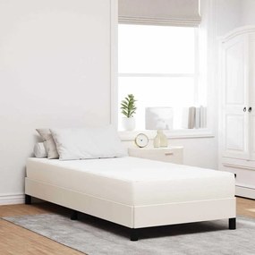 vidaXL Colchão de Cama com Molas Pocket - Creme, Médio, 100x200x20 cm, Tecido