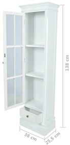 Estante com 3 prateleiras elegante madeira branco