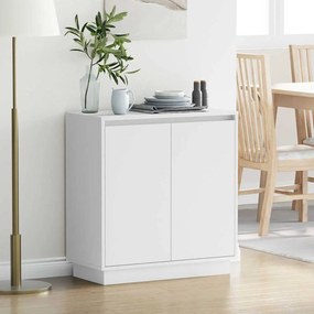 vidaXL Buffet com porta Branco 71 x 34,5 x 75 cm Madeira processada
