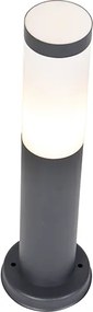 Candeeiro de poste cinzento antracite 45 cm IP44 - Rox