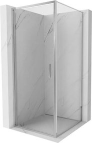Mexen Exo cabine de duche de abrir 85 x 85 cm, transparente, cromada - 817-085-085-01-00