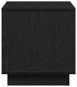 Mesa de Centro vidaXL Carvalho Preto 40x40x43 cm Madeira engenheirada