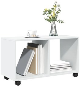 Móvel com rodas 72x33x42,5 cm derivados de madeira branco