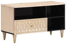 vidaXL Móvel de TV 80x33x46 cm madeira de mangueira maciça