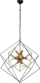 Chandelier Till – Preto Antigo – 62 x 62 x 125 cm