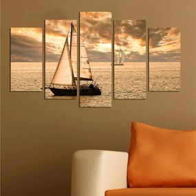 Pintura Decorativa em MDF 5PMDF-21 – Multicolor – 110 x 60 cm