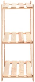 10 unidades arrumação 3 prateleiras 60x38x90cm pinho 150 kg