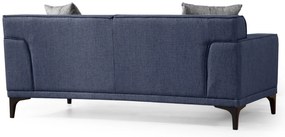 Sofá de 2 Lugares Petra – Azul – 165x87x86 cm