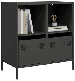 Aparador 68x39x73,5 cm aço laminado a frio preto
