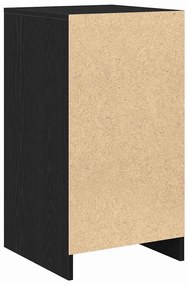 Buffet vidaXL Preto Carvalho 40x41x75 cm Madeira de engenharia