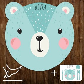 Tapete infantil - Urso MINT