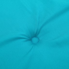 Almofada vidaXL Turquesa Tecido Oxford, Fibra de Espuma 120 x 50 x 4 c