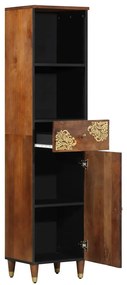 Sideboard 38x33x160 cm Madeira maciça de mangueira