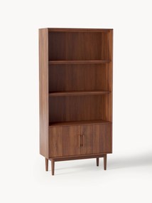 Estante alta de madeira de manga Paul