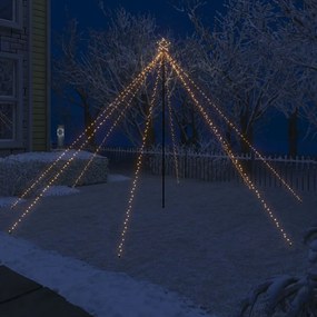 Iluminação cascata p/ árvore Natal int/ext 576 luzes LED 3,6 m