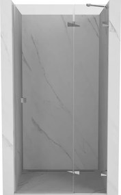 Mexen Lunar porta de chuveiro pivotante direita 70 cm, transparente, cromo - 834-070-000-01-00-P