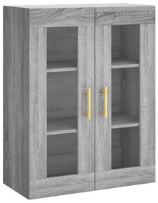 Armário alto 69,5x34x180 cm derivados de madeira sonoma cinza