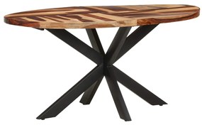 vidaXL Mesa de jantar 160x90x75 cm madeira de acácia maciça
