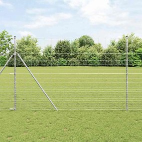 vidaXL Cerca de Campo 1,6x10m em Aço Galvanizado
