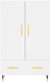 Aparador alto 69,5x31x115 cm derivados de madeira branco