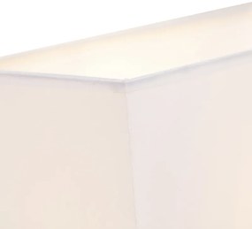 Candeeiro de parede moderno em aço com cúpula branca - Bergamo