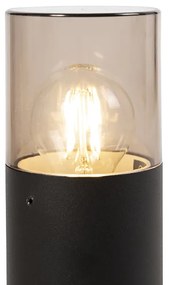 Candeeiro exterior moderno de pé preto 30 cm - Odense Moderno