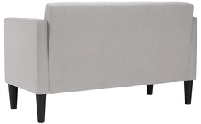 Sofá-luvas 111 cm tecido cinzento nublado