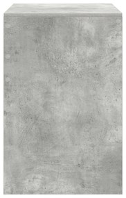 Mesa Betão Cinza 80x50x76 cm Madeira engenheirada