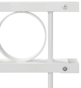 Painel de Cerca de Aço Branco 1,7x1,2m