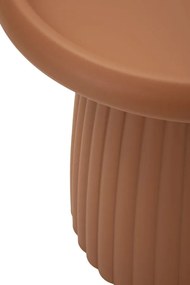 MESA DE APOIO GEAX Ø 50X45 CM VERMELHA
