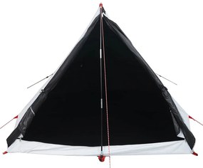 Tenda campismo estrutura A 2 pessoas opaca impermeável branco