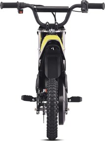 Mota elétrica para crianças ROOKIE 24 V (12"), bateria de lítio, motor sem escovas de 250 W, travão de disco Verde Amarelada