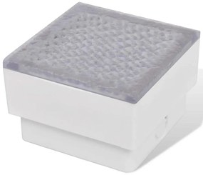 Lâmpada embutida no chão com 2 LED 100 x 100 x 68 mm