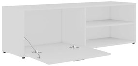 Móvel de TV 120x34x37 cm derivados de madeira branco